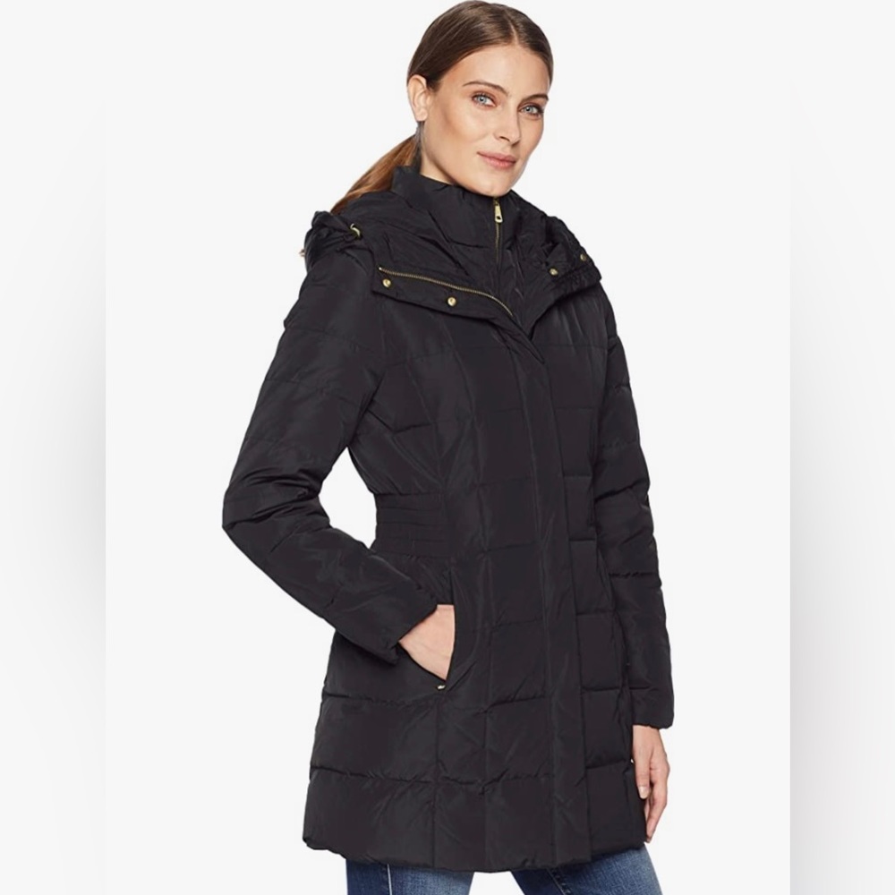COLE HAAN BRAND NEW SIZE XS TAFFETA DOWN GORGEOUS DOWN JACKET - Picture 15 of 16